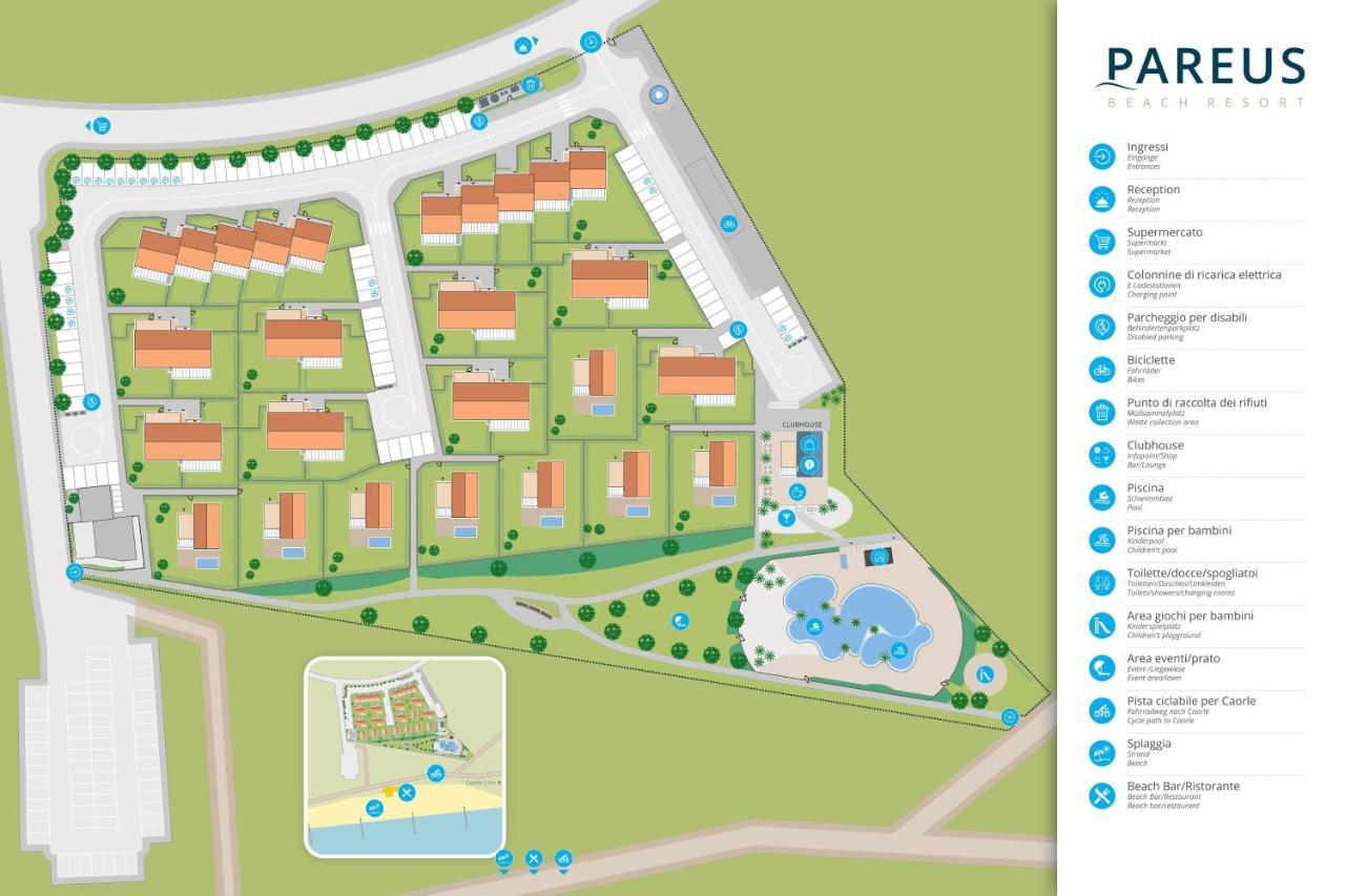 Pareus Beach Resort Caorle Eksteriør bilde